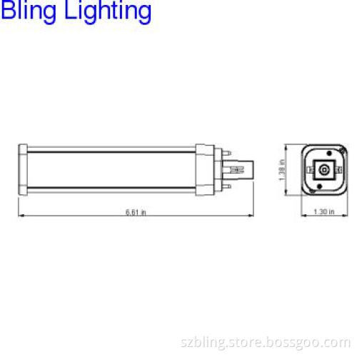Hot Selling 10W PL tube,750lm-850lm ,CE & RoHs Certificated